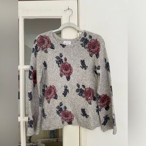 Lucky Brand floral sweater